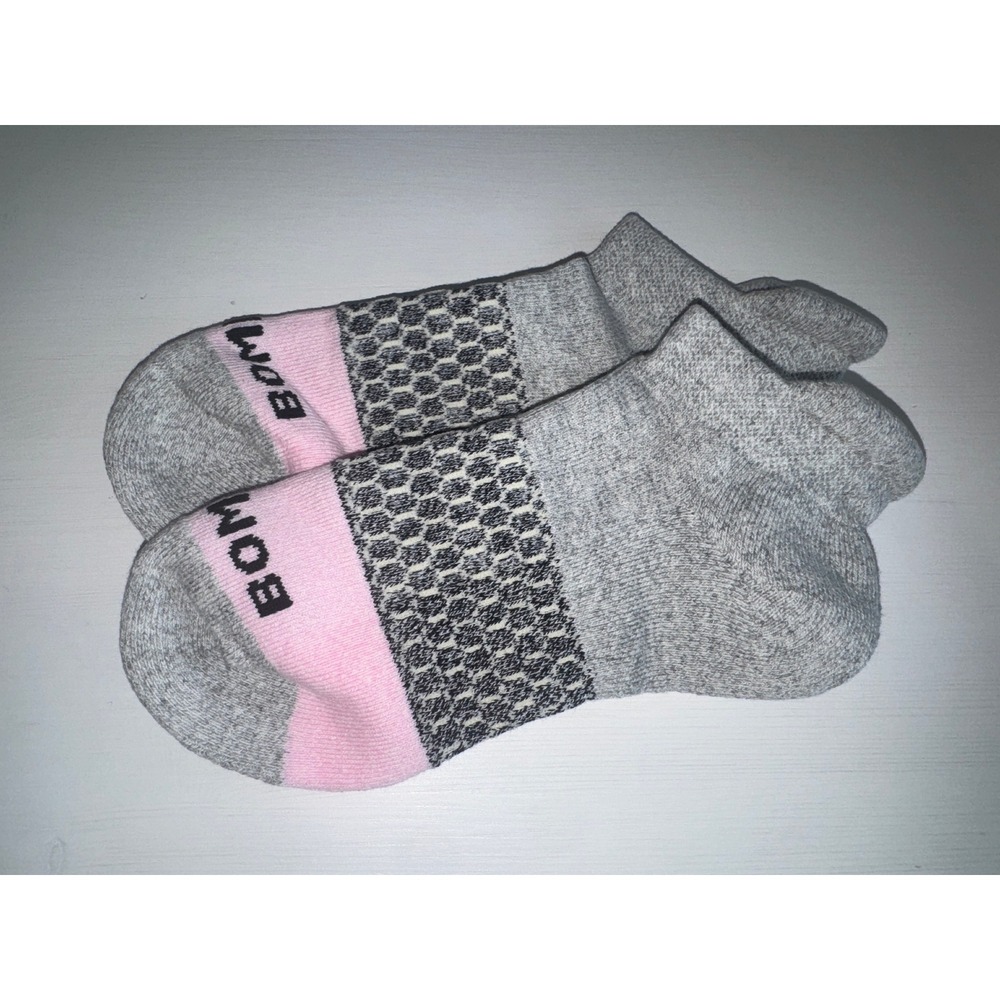 Bombas Womens Ankle Socks Medium 4 Pair Honeycomb Arch Support Multi Color